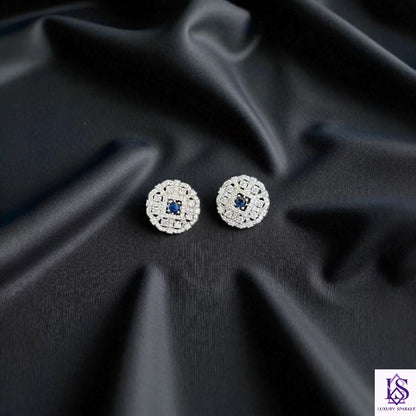 American diamond cut studs