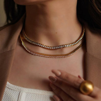 Zircone snake chain