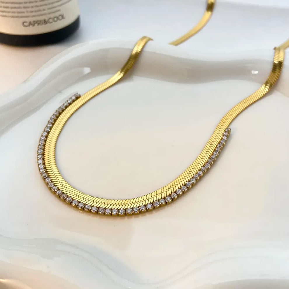 Zircone snake chain