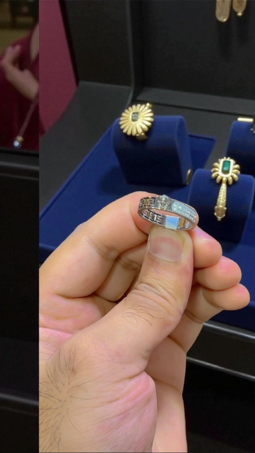 Gents Versace ring