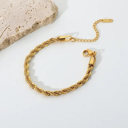 Cross chain bracelet