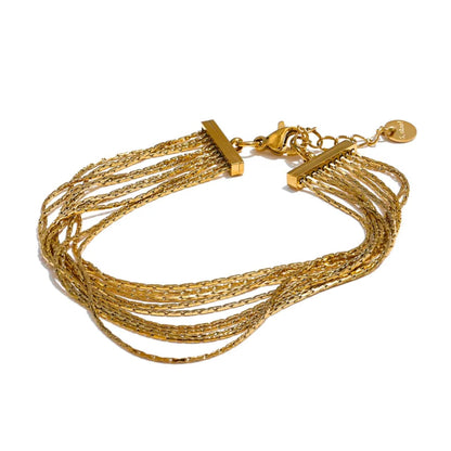 Multi layer chunky bracelet